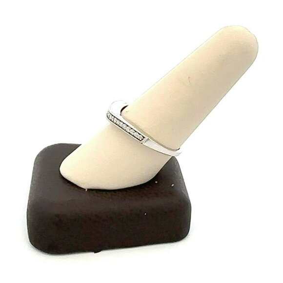 Designer SJ Sterling Silver &‎ Cubic Zirconia Size 10 Ring! 118 - Picture 2 of 6